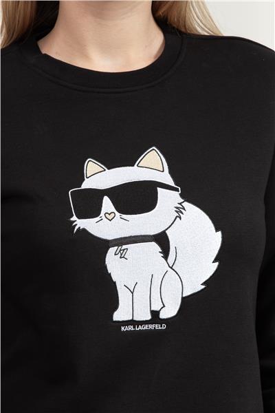 Karl Lagerfeld Kadın Bisiklet Yaka Sweatshirt