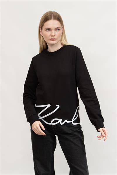 Karl Lagerfeld Kadın Bisiklet Yaka Sweatshirt