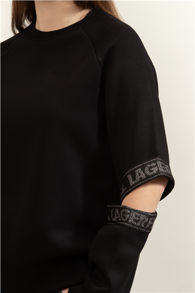 Karl Lagerfeld Kadın Bisiklet Yaka Sweatshirt