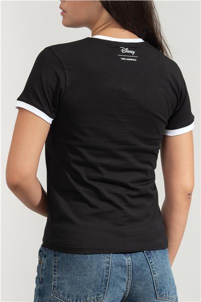 Karl Lagerfeld Kadın Bisiklet Yaka T-Shirt