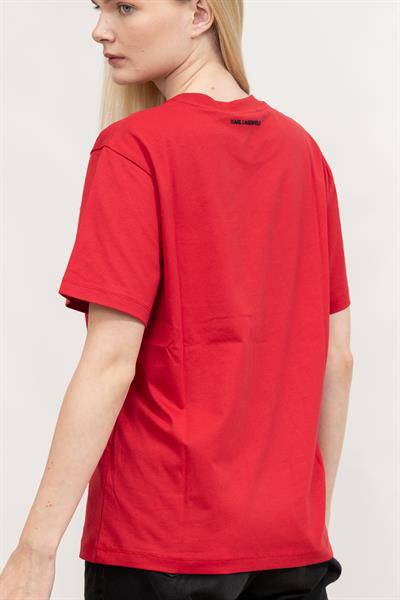 Karl Lagerfeld Kadın Bisiklet Yaka T-Shirt