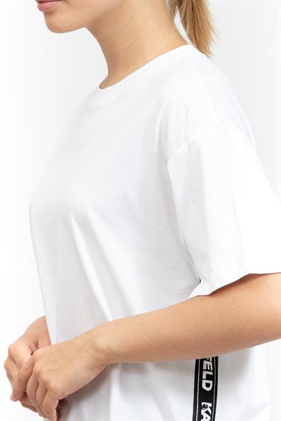 Karl Lagerfeld Kadın Bisiklet Yaka T-Shirt