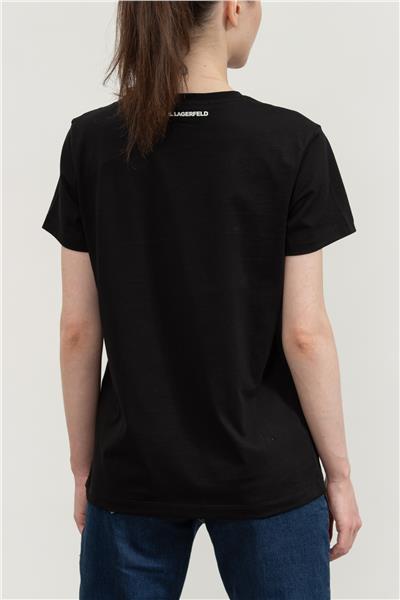 Karl Lagerfeld Kadın Bisiklet Yaka T-Shirt