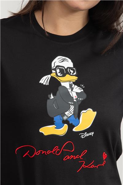 Karl Lagerfeld Kadın Bisiklet Yaka T-Shirt