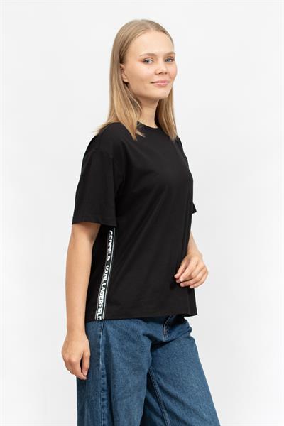 Karl Lagerfeld Kadın Bisiklet Yaka T-Shirt