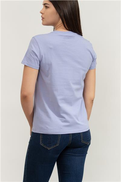 Karl Lagerfeld Kadın Bisiklet Yaka T-Shirt
