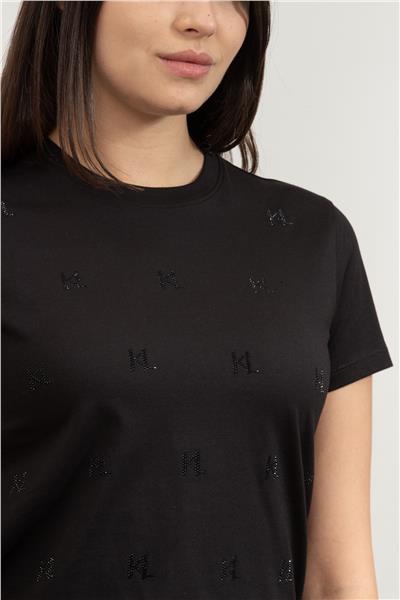 Karl Lagerfeld Kadın Bisiklet Yaka T-Shirt