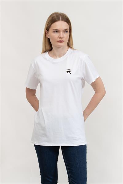 Karl Lagerfeld Kadın Bisiklet Yaka T-Shirt