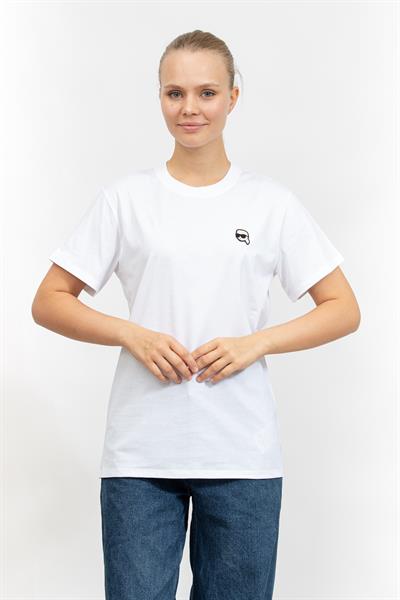 Karl Lagerfeld Kadın Bisiklet Yaka T-Shirt