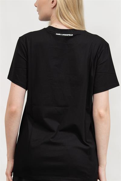 Karl Lagerfeld Kadın Bisiklet Yaka T-Shirt