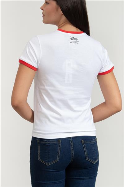 Karl Lagerfeld Kadın Bisiklet Yaka T-Shirt