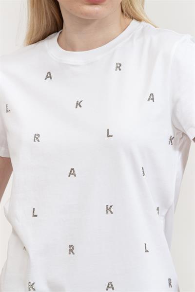 Karl Lagerfeld Kadın Bisiklet Yaka T-Shirt