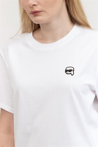 Karl Lagerfeld Kadın Bisiklet Yaka T-Shirt
