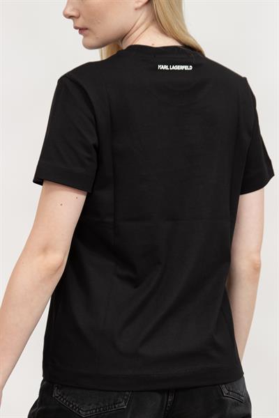 Karl Lagerfeld Kadın Bisiklet Yaka T-Shirt