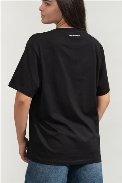Karl Lagerfeld Kadın Bisiklet Yaka T-Shirt