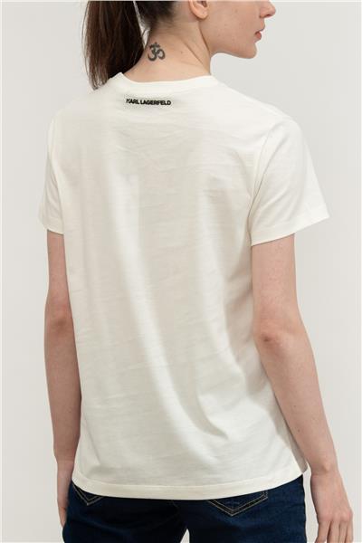 Karl Lagerfeld Kadın Bisiklet Yaka T-Shirt