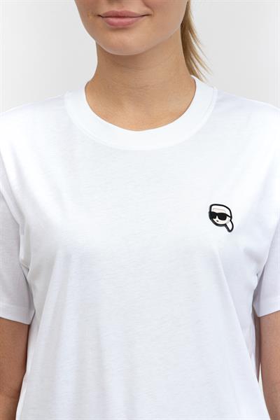 Karl Lagerfeld Kadın Bisiklet Yaka T-Shirt