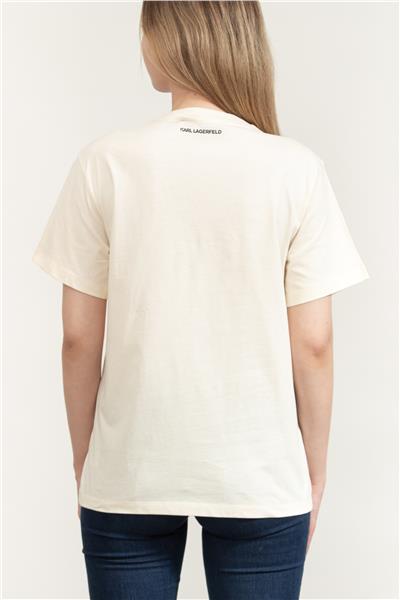 Karl Lagerfeld Kadın Bisiklet Yaka T-Shirt