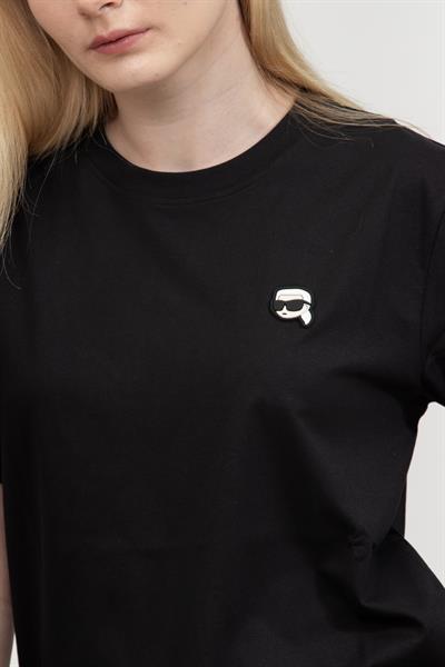 Karl Lagerfeld Kadın Bisiklet Yaka T-Shirt