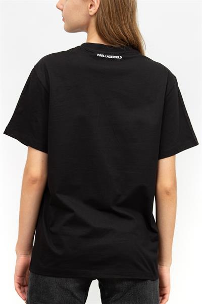Karl Lagerfeld Kadın Bisiklet Yaka T-Shirt
