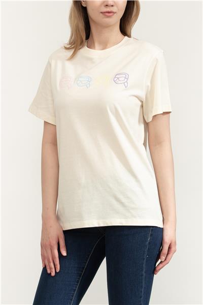 Karl Lagerfeld Kadın Bisiklet Yaka T-Shirt