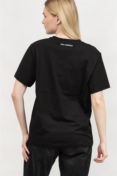 Karl Lagerfeld Kadın Bisiklet Yaka T-Shirt