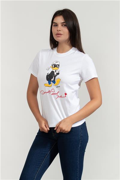 Karl Lagerfeld Kadın Bisiklet Yaka T-Shirt