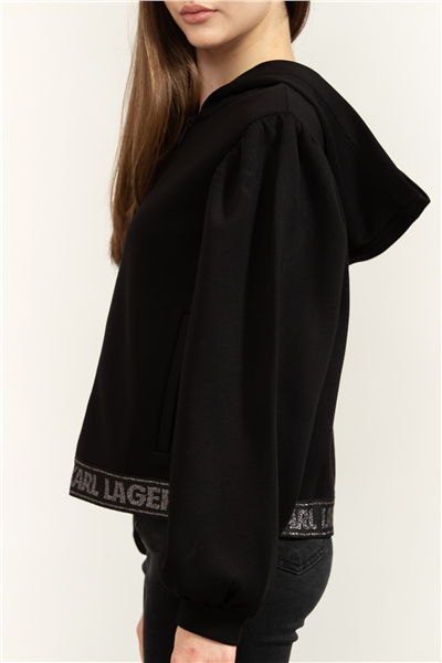 Karl Lagerfeld Kadın Fermuarlı Sweatshirt