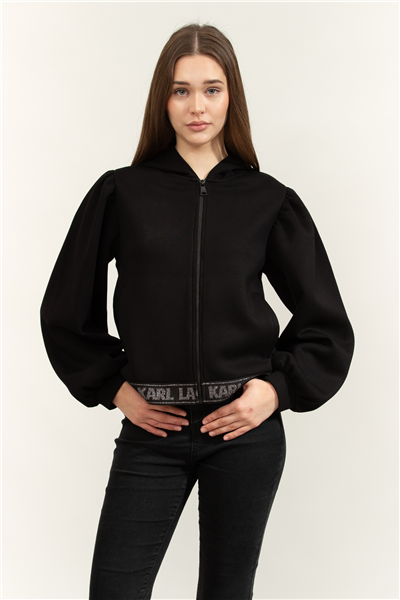 Karl Lagerfeld Kadın Fermuarlı Sweatshirt