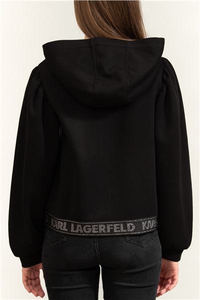 Karl Lagerfeld Kadın Fermuarlı Sweatshirt