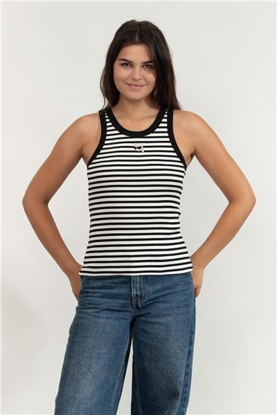 Karl Lagerfeld Kadın Kolsuz T-Shirt