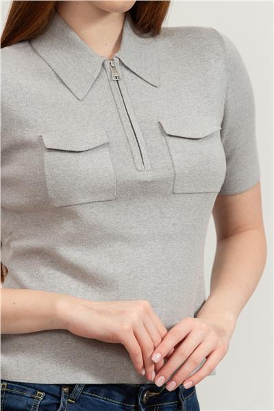 Karl Lagerfeld Kadın Polo Yaka T-Shirt