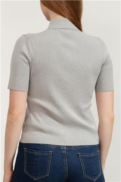 Karl Lagerfeld Kadın Polo Yaka T-Shirt