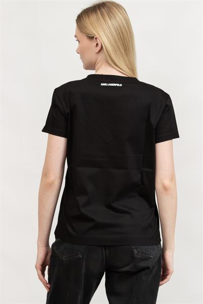 Karl Lagerfeld Kadın V Yaka T-Shirt
