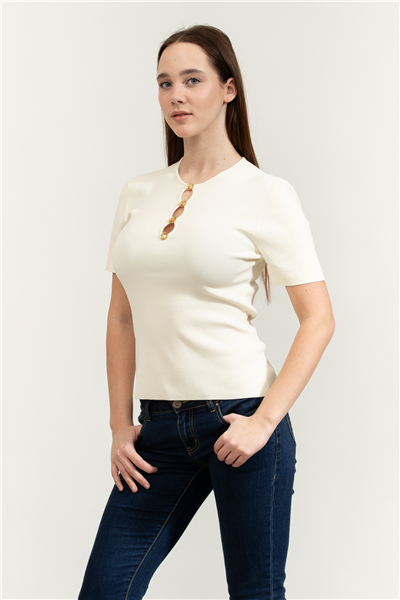 Karl Lagerfeld Karl Daily Knit Top Kadın Triko