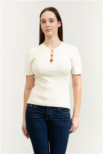 Karl Lagerfeld Karl Daily Knit Top Kadın Triko