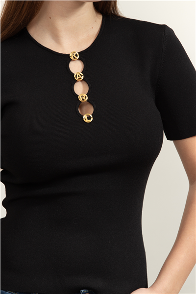 Karl Lagerfeld Karl Daily Knit Top Kadın Triko