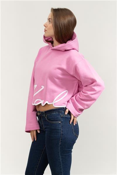 Karl Lagerfeld Karl Signature Hem Kadın Kapüşonlu Sweatshirt