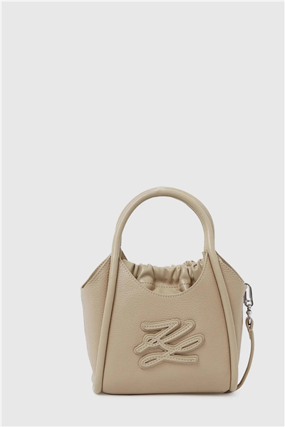 Karl Lagerfeld K/Autograph Patch Mini Tote Kadın Mini Omuz Çantası Çok Renkli