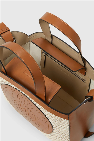 Karl Lagerfeld K/Circle Sm Tote Raffia Mesh Kadın Mini Omuz Çantası Çok Renkli