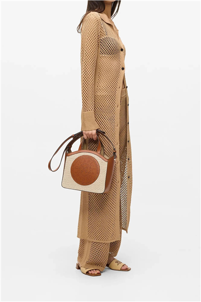 Karl Lagerfeld K/Circle Sm Tote Raffia Mesh Kadın Mini Omuz Çantası Çok Renkli