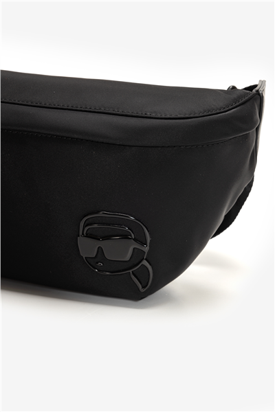 Karl Lagerfeld K/Ikon Nylon Tonal Erkek Bel Çantası