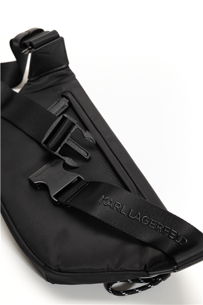 Karl Lagerfeld K/Ikon Nylon Tonal Erkek Bel Çantası