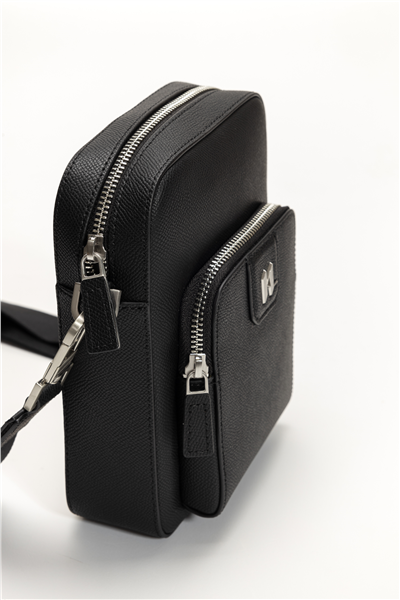 Karl Lagerfeld K/Monogram Leather Erkek Reporter Çanta