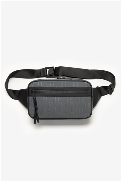 Karl Lagerfeld K/Monogram Weatherproof Erkek Reporter Çanta