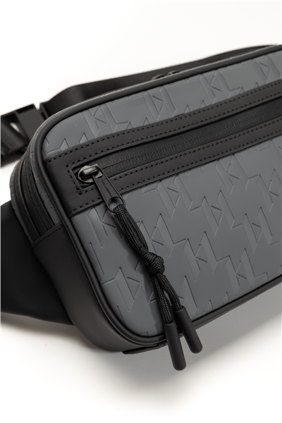 Karl Lagerfeld K/Monogram Weatherproof Erkek Reporter Çanta