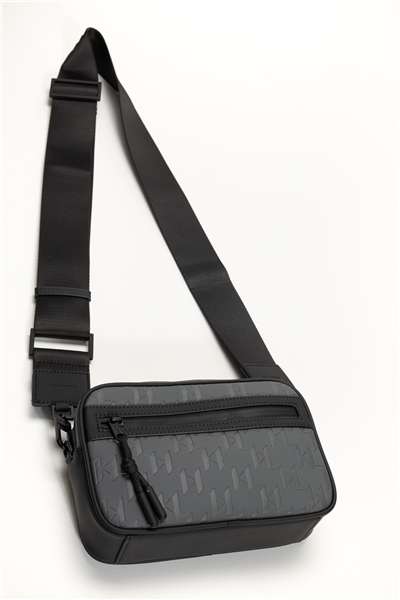 Karl Lagerfeld K/Monogram Weatherproof Erkek Reporter Çanta