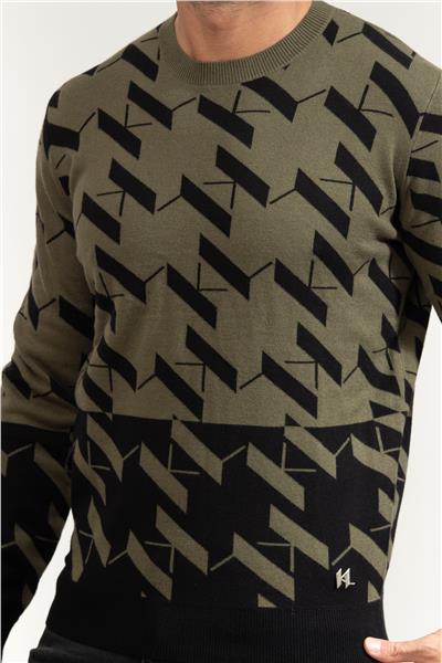Karl Lagerfeld Knit Crewneck Erkek Triko
