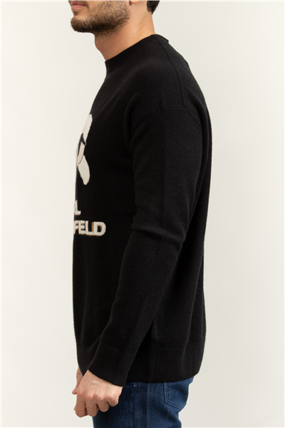 Karl Lagerfeld Knit Crewneck Erkek Triko