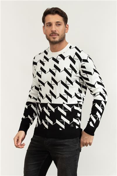 Karl Lagerfeld Knit Crewneck Erkek Triko